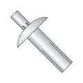 Newport Fasteners Drive Pin Rivet, Brazier Head, 3/16 in Dia., 9/16 in L, Aluminum Body, 1000 PK 802108